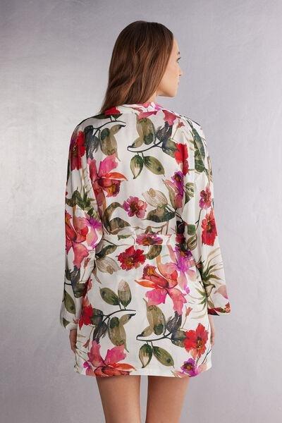Multicolour Imaginary Journey Kimono, , large image number 3