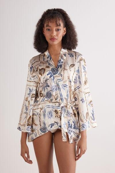 Multicolour Italian Riviera Kimono, 5601_868J, large image number 1