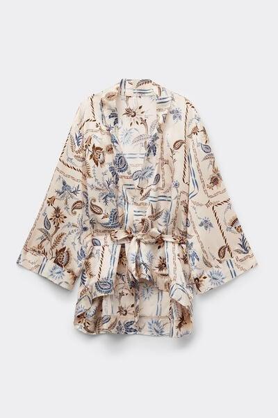 Multicolour Italian Riviera Kimono, 5601_868J, large image number 3