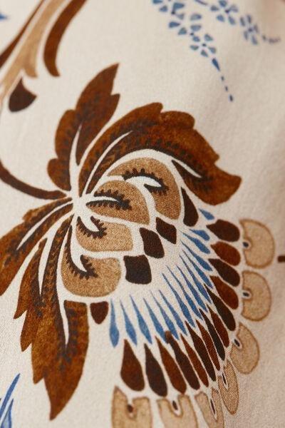 Multicolour Italian Riviera Silk Kimono, , large image number 4