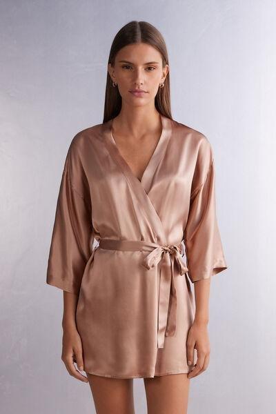 Pink Silk Kimono, , large image number 0