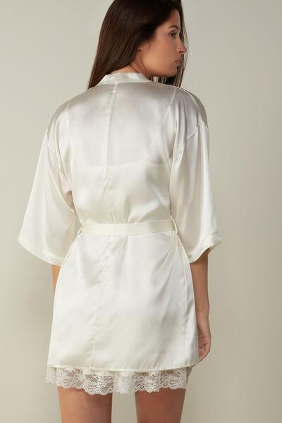 White Silk Kimono, , large image number 5