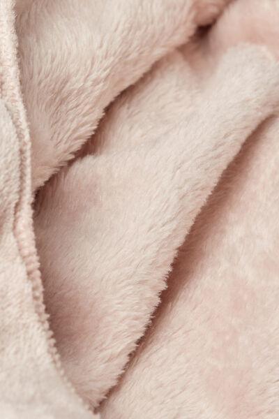 Beige Embrace Yourself Long Dressing Gown, , large image number 4