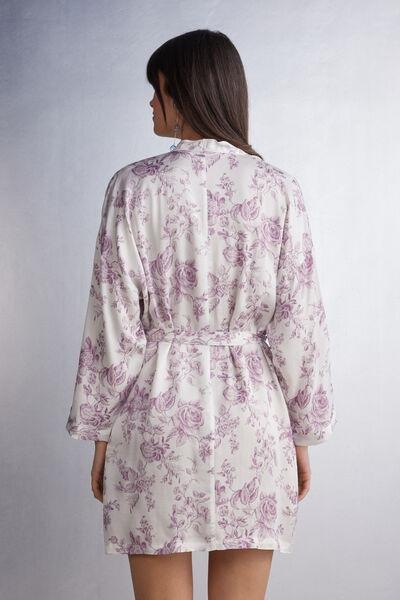 Intimissimi - Purple Graceful Simplicity Satin Kimono