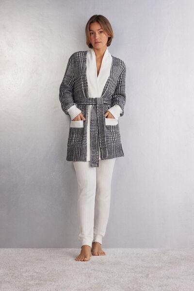 Ivory Royal Elegance Dressing Gown, , large image number 1