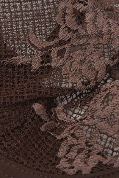 Brown Denise Pretty Flowers Balconette Bra, 5601_705J, large image number 4