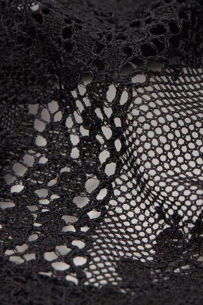 Black Sheer Glamour Daniela Balconette Bra, Black, large image number 4