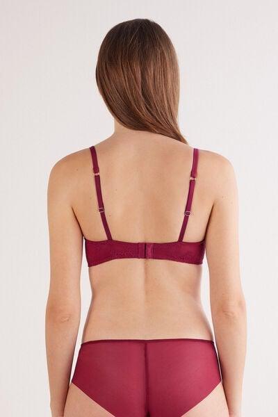 Red Sheer Glamour Daniela Balconette Bra, 5601_940J, medium