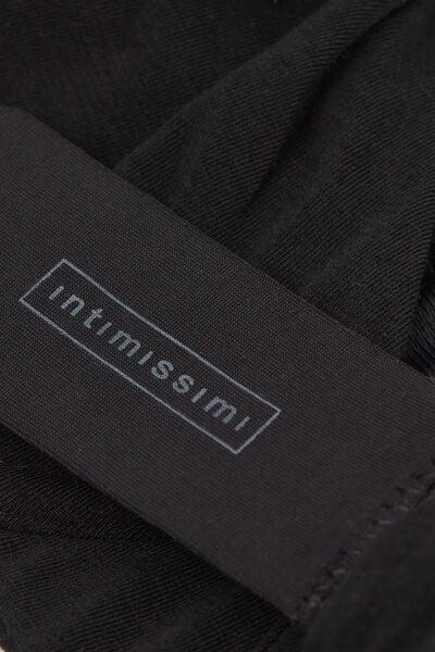 Black The Ultralight Cotton Balconette Bra, Black, large image number 4