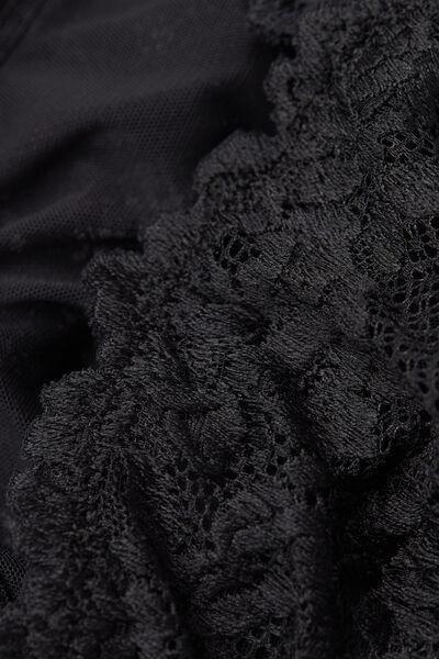 Black Daniela Balconette Bra, Black, large image number 4