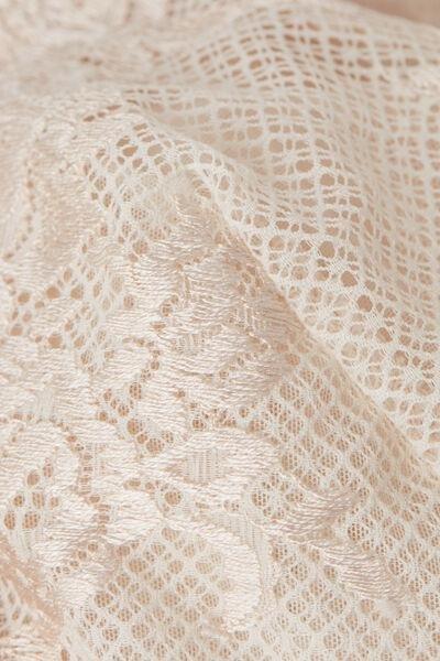 Pink Pretty Flowers Daniela Balconette Bra, Silk, large image number 3