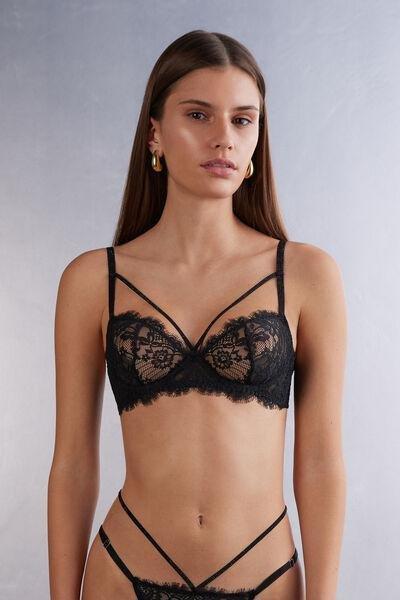 تسوق Black Lace Balconette Bra Intimissimi