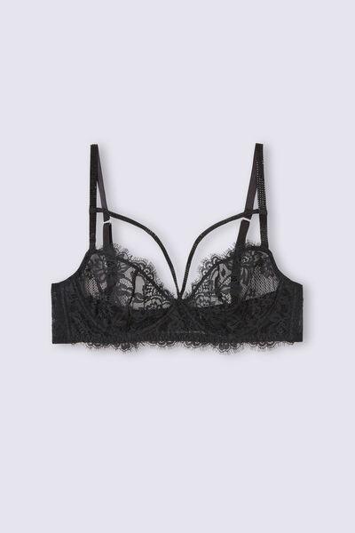 Black Special Moment Balconette Bra, , large image number 4