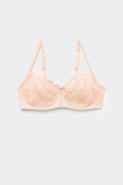 Pink Daniela Self Love Balconette Bra, , large image number 1
