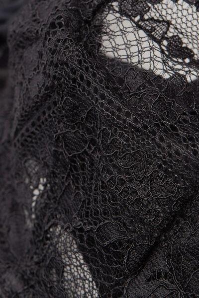 Black Sleepless Nights Balconette Bra, , large image number 4