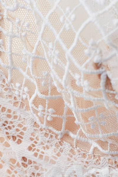White Sophisticated Allure Balconette Bra, , large image number 4