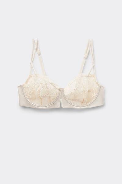 Beige Luxury Dreams Denise Balconette Bra, Natural, medium