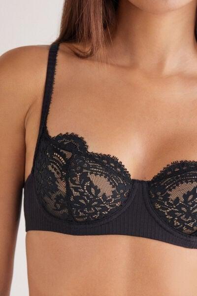 Black Your Everyday Wear Denise Balconette Bra, Black, large image number 5