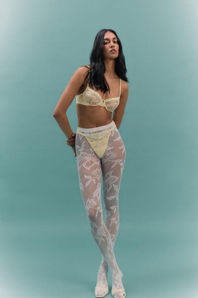 Yellow Storybook Romance Balconette Bra, 5601_112K, large image number 0