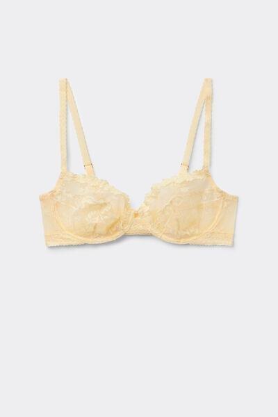 Yellow Storybook Romance Balconette Bra, 5601_112K, large image number 3