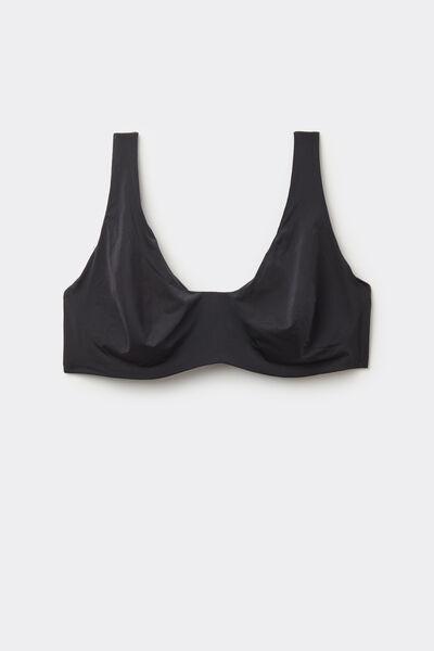 تسوق Black Ultralight Microfibre Top Intimissimi