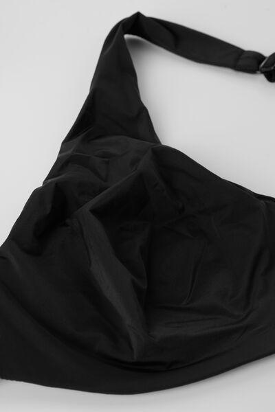 BLACK Ultralight Microfibre Balconette Bra, , large image number 4
