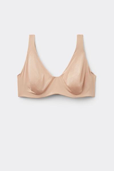 Beige Ultralight Balconette Bra, Soft Beige, large image number 2