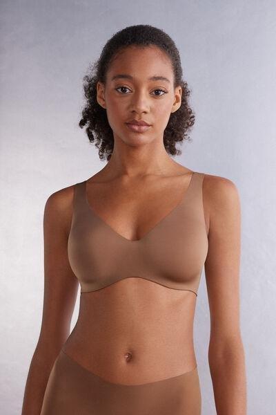 Beige Ultralight Balconette Bra, Brown Mocha, large image number 0