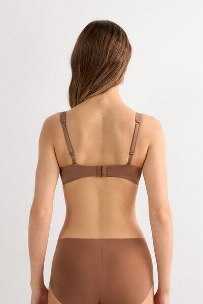 Beige Ultralight Balconette Bra, Brown Mocha, medium
