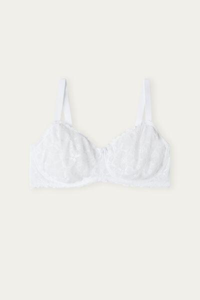 White Daniela Balconette Bra, , large image number 2