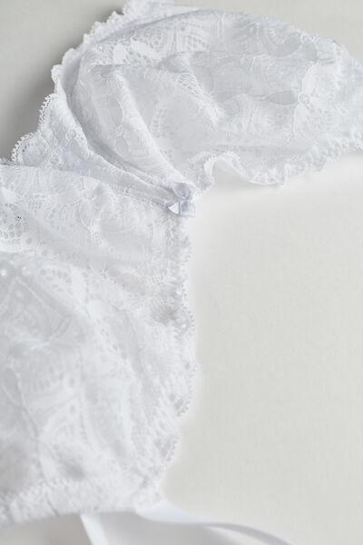 White Daniela Balconette Bra, , large image number 4