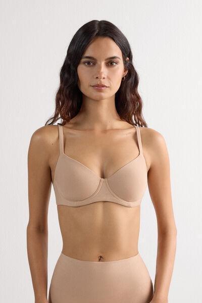 Beige Daniela Balconette Bra, Soft Beige, medium