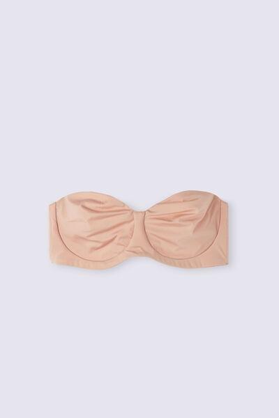 Beige Diletta Balconette Bandeau Bra, , large image number 1