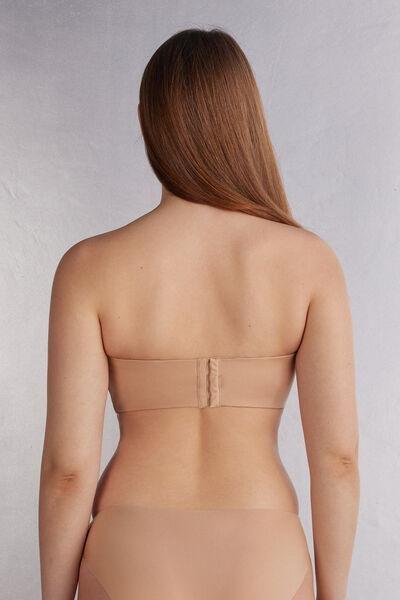 Beige Diletta Balconette Bandeau Bra, , large image number 3