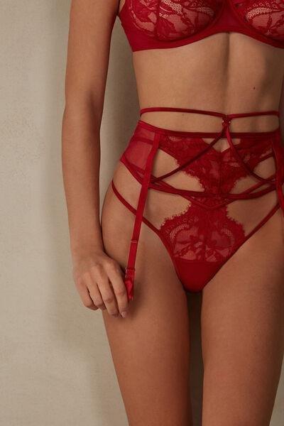 Red Undress To Impress Suspenders, , large image number 1