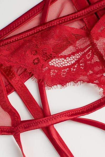 Red Undress To Impress Suspenders, , large image number 4