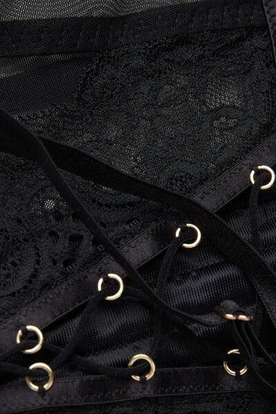 Black Sinful Fantasies Suspenders, , large image number 4