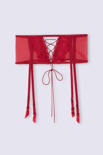 Red Sinful Fantasies Garter Belt, , large image number 2