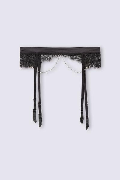 Black Living In Luxe Suspenders, , large image number 2