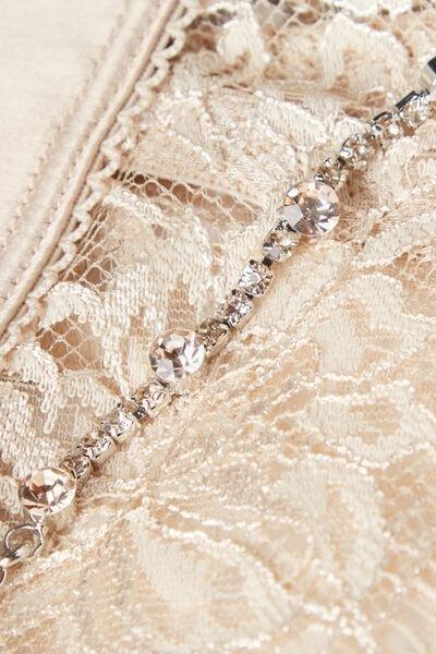 Beige Living In Luxe Suspenders, , large image number 4