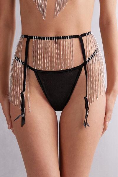 Black Baby I Am A Star Suspenders, , large image number 0