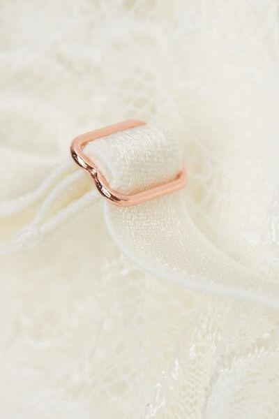 White Embroidered Suspenders, Powder White, large image number 3