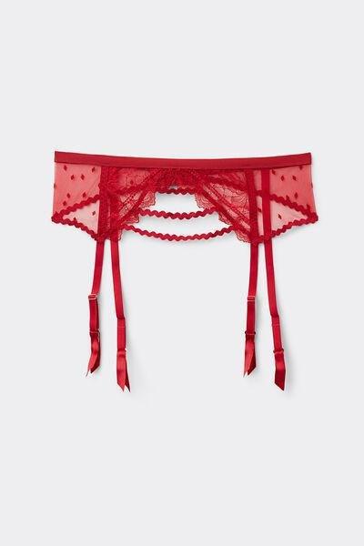 Red Winter Of Love Suspenders, Wax Red, large image number 1