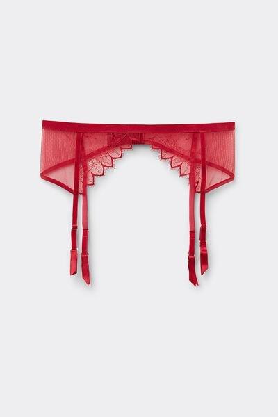 Red Intriguing Beauty Suspenders, Wax Red, large image number 2