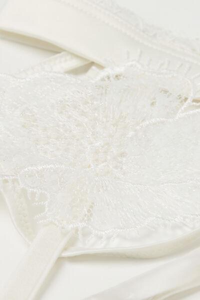 White Glisten In Light Suspenders, Powder White, large image number 4