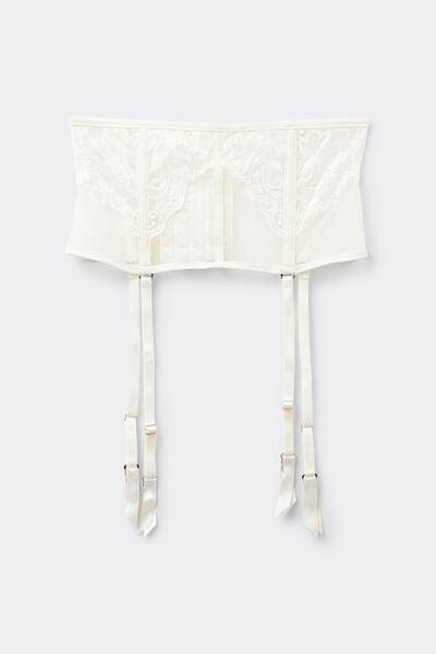 Ivory Ethereal Embrace Suspenders, Powder White, large image number 3
