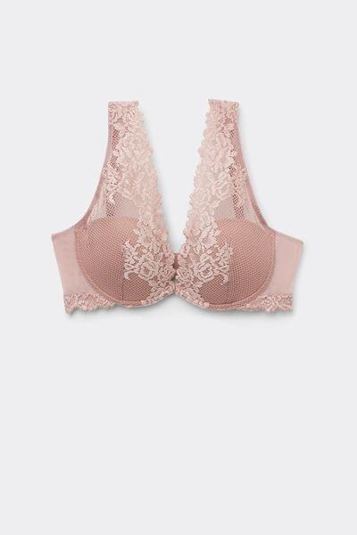 Pink Balconette Bra, , large image number 2