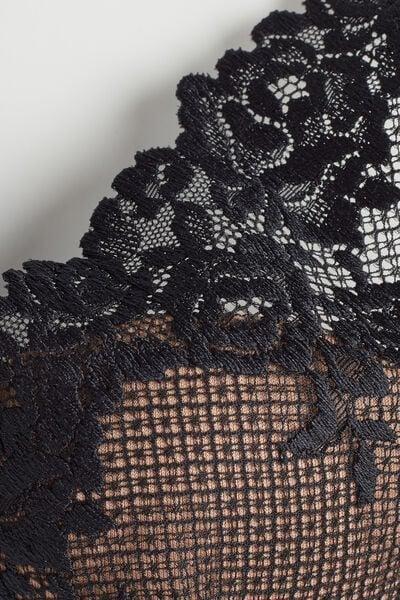 Black Pretty Flower Elena Balconette Bra, Black, large image number 4