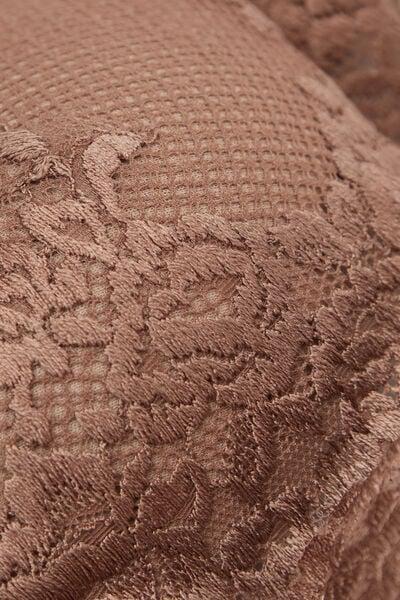 Beige Pretty Flowers Elena Balconette Bra, Brown Mocha, large image number 4