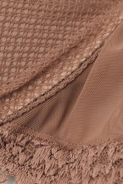 Beige Pretty Flowers Giorgia Balconette Bra, , large image number 4